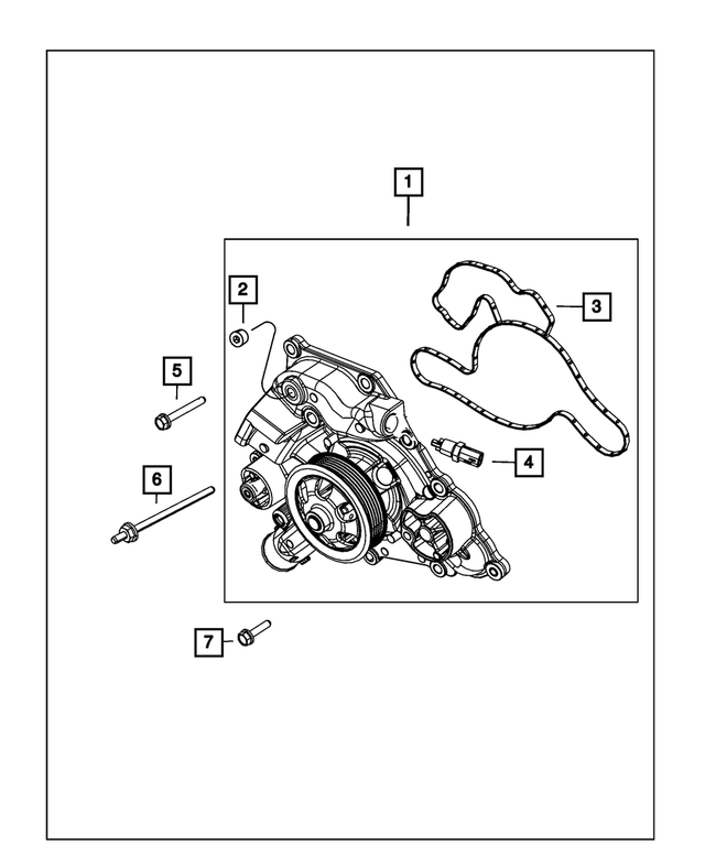 6036307AA - Cooling: Pipe Plug for Mopar Image