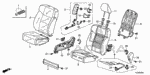 4810SB3000 - Interior/Bumper: C-CLIP SET, TRIM FASTENER (30 PIECES) for Acura Image
