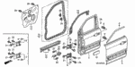 90143S84A00 - Body/Air Conditioning: BOLT, FLANGE (8X22) (12.5MM) for Honda Image