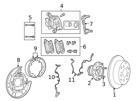 Parking Brake for 2010 Dodge Caliber #0