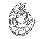 5191220AB - : Splash Shield for Chrysler: 200, Sebring | Dodge: Avenger, Caliber | Jeep: Compass, Patriot Image