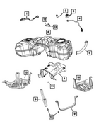 68437336AA - : Fuel Tank Heat Shield for Mopar Image