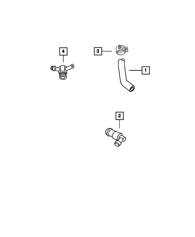 4387304 - : Crankcase Vent Nipple for Mopar Image