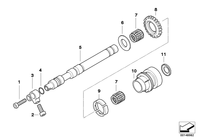 11278549132 - : Needle Bearing - 18X27X26.8 for BMW-Motorrad Image