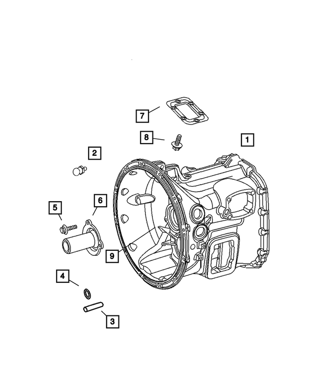 5142725AB - Mercedes Benz Manual Transmission 6 Speed: Dowel for Mopar Image