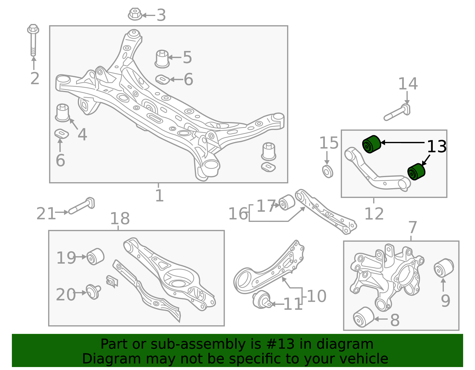 Upper Control Arm Bushing 55130-C3000 | MotorMotor