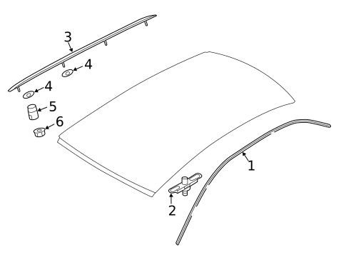 Exterior Trim - Roof for 2013 Audi allroad #0