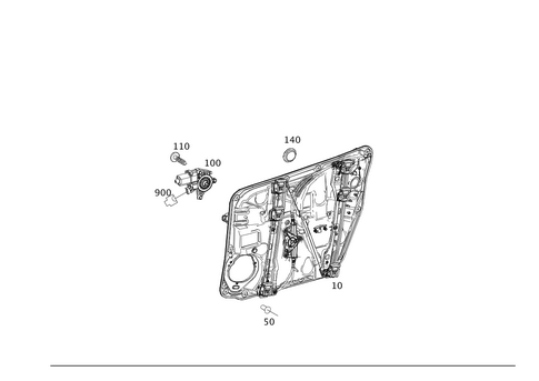 Window Regulator for 2015 Mercedes-Benz B Electric Drive #0