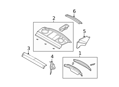 Rear Body for 2010 Dodge Avenger #0