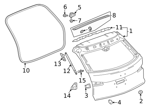 Gate & Hardware for 2022 Buick Envision #0