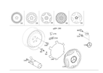 2104010702 - Wheels: Disc Wheel for Mercedes-Benz Image