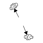 90457AD00A - Body: Support Cylinder Ball Stud for Nissan Image