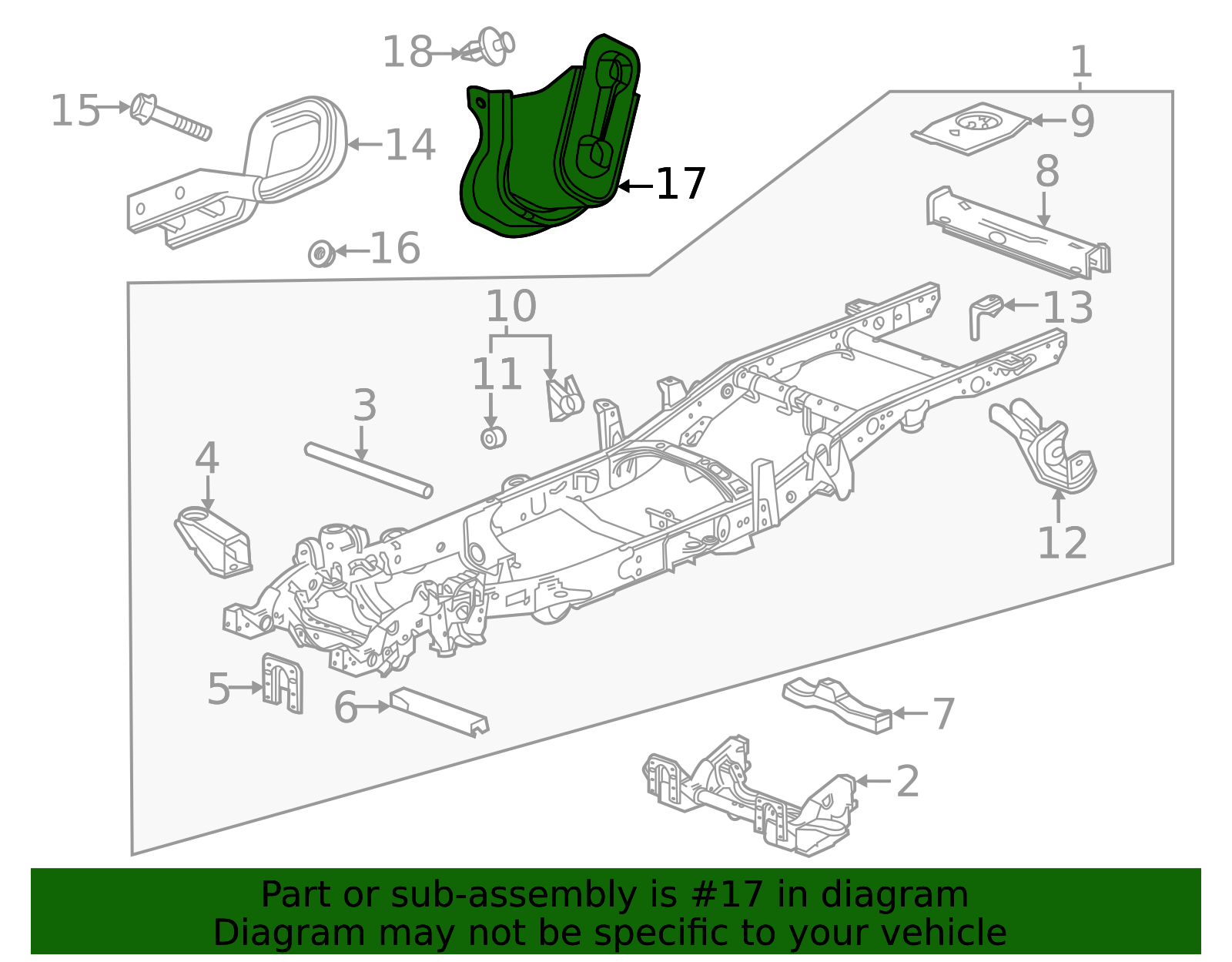 2020 GMC Front Driver Side Bumper Cover Tow Eye Access Hole Cover ...