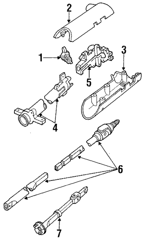 Shaft & Internal Components for 1987 Ford LTD Crown Victoria #0