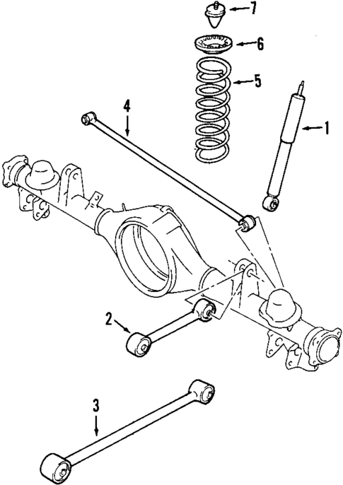 Rear Suspension for 2004 Suzuki Vitara #1