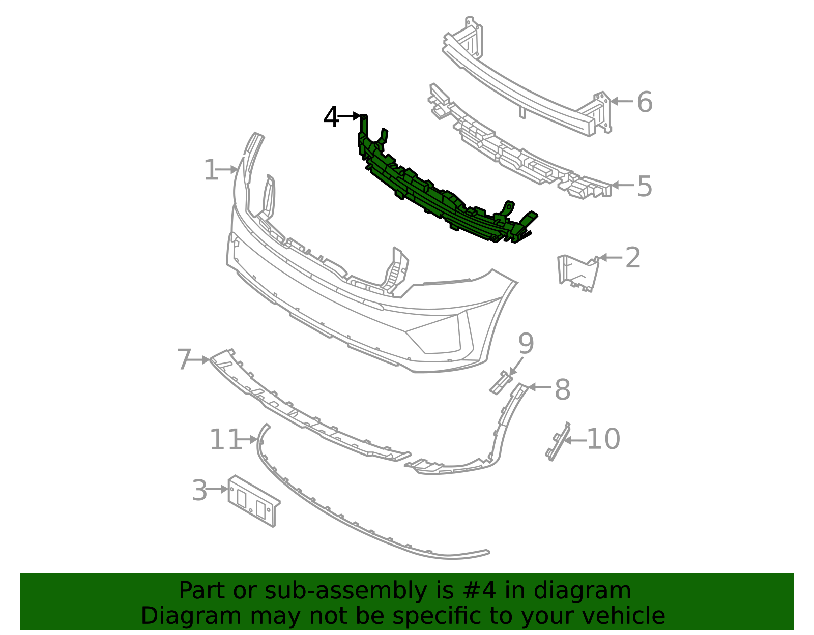 2021-2024 Kia Sorento Bumper Trim 86532-P2000 | QuirkParts
