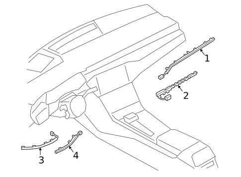 Instrument Panel Components for 2025 Audi S7 Sportback #0