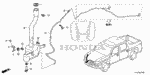76830SXSA01 - Electrical/Exhaust/Heater/Fuel: JOINT T, WASHER for Honda Image