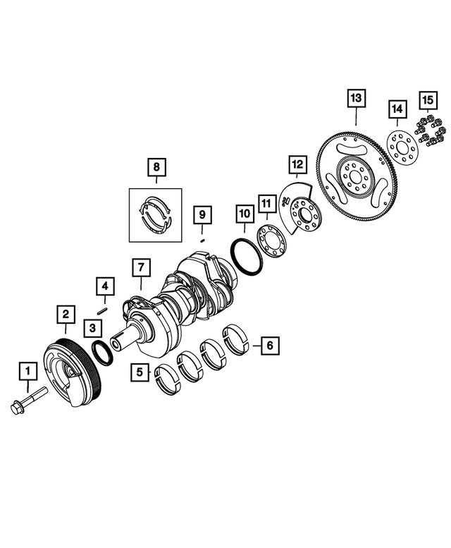 « 68490074AA – Engine : Vilebrequin Joint pour Mopar Image »