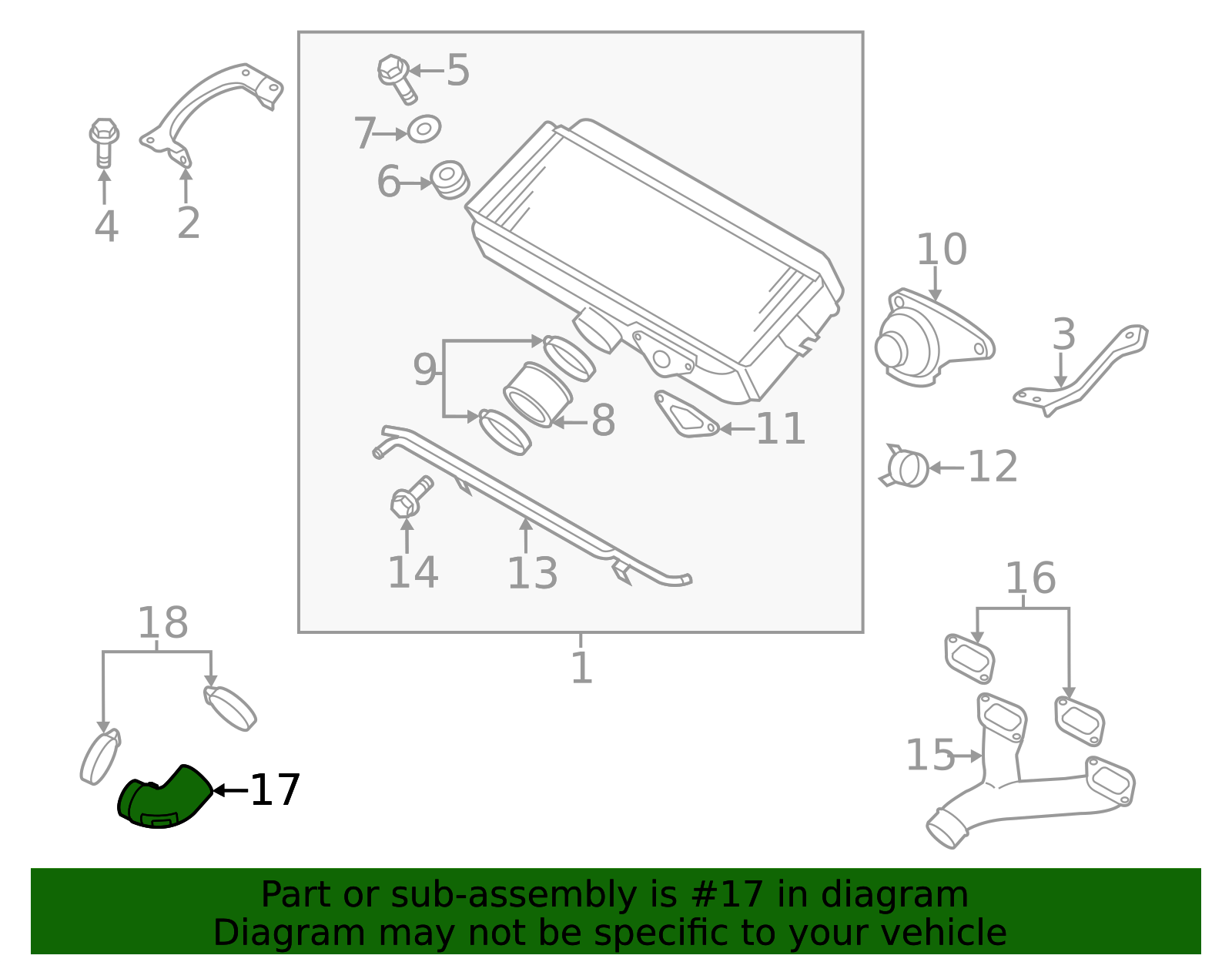 2008-2021 Subaru Intake Duct 14462AA354 | OEM Parts Online