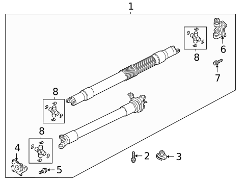 Drive Shaft for 2024 Ford F-150 #0