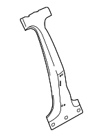 95B809021YGRV - Body: Center Pillar for Porsche: Macan Image