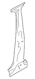 95B809608DYGRV - Body: Center Pillar Reinforced for Porsche: Macan Image