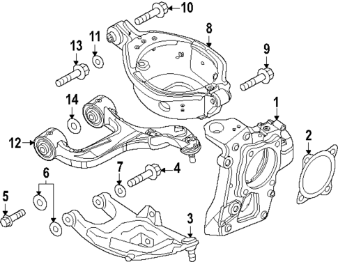 Rear Suspension for 2025 INFINITI QX80 #0