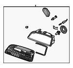 9483193 - Electrical: Headlamp Assembly for Volvo: C70, S70, V70 Image