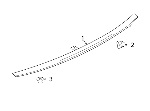 High Mount Lamps for 2017 Jaguar XF #0
