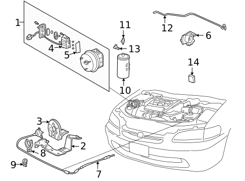 Cruise Control System for 2000 Honda Accord #1