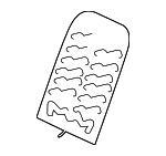 5H0963557D - Body: Seat Back Heater for Volkswagen Image