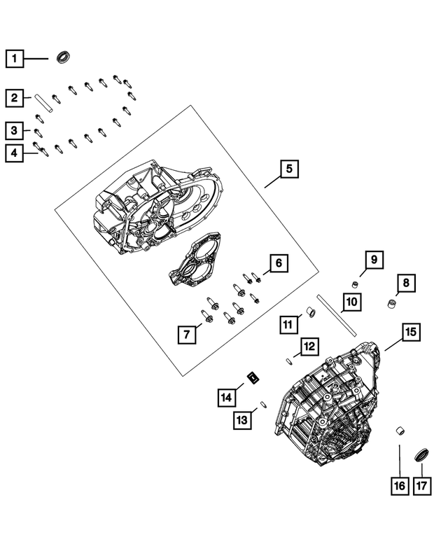 68105315AA - C635; 6-Speed; Manual Transaxle: Double Ended Stud for Mopar Image