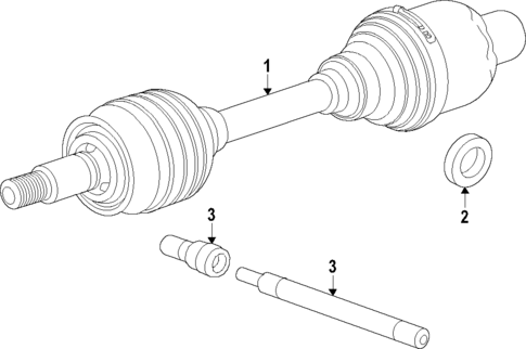 Axle Shafts & Joints for 2024 GMC Hummer EV Pickup #0