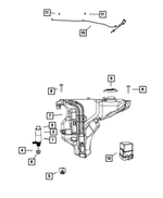 5139116AA - Electrical: Washer Level Sensor Grommet for Chrysler: 300 | Dodge: Challenger, Charger, Magnum Image