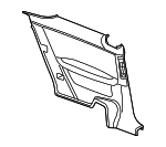 15802743 - Body: Interior Quarter Panel Trim Panel for Pontiac: G6 Image