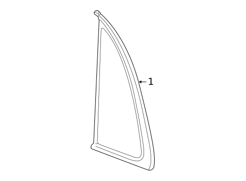 Glass & Hardware for 2001 Toyota Avalon #0