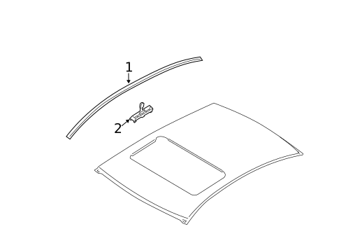 Exterior Trim - Roof for 2015 Hyundai Equus #0