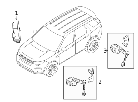 Headlamp Components for 2018 Land Rover Discovery Sport #2