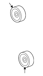 154989 - Cooling System: ACDelcoâ„¢ Idler Pulley for Buick: Lucerne, Terraza | Chevrolet: Impala, Malibu, Monte Carlo, Uplander | Pontiac: G6, Montana | Saturn: Aura, Relay, Vue Image