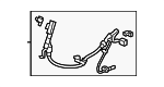 47510T90A01 - Brakes: Rear Speed Sensor for Honda Image