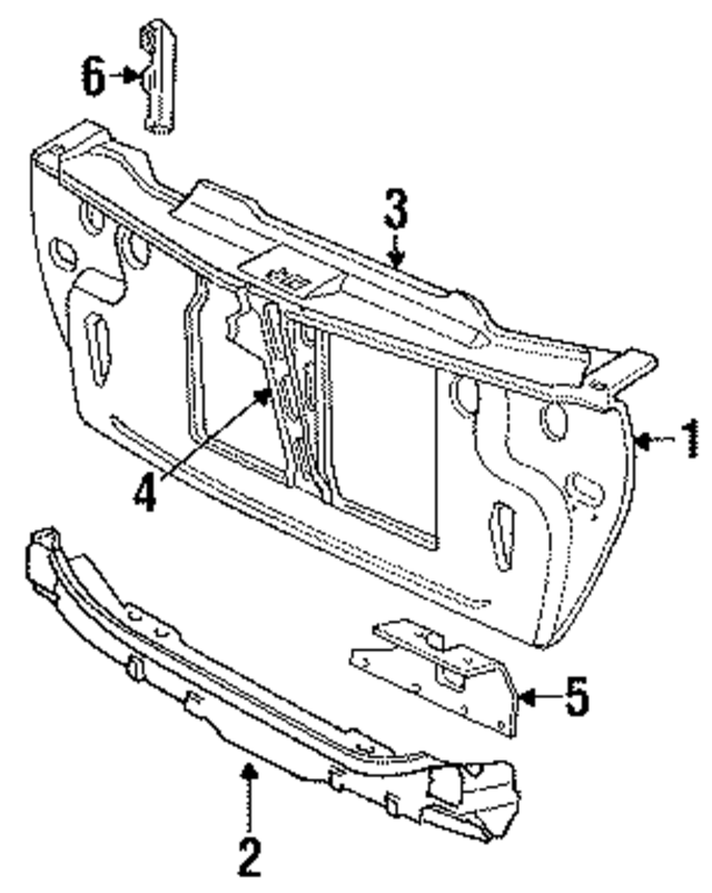4534200 - Body: Cross-member for Mopar Image