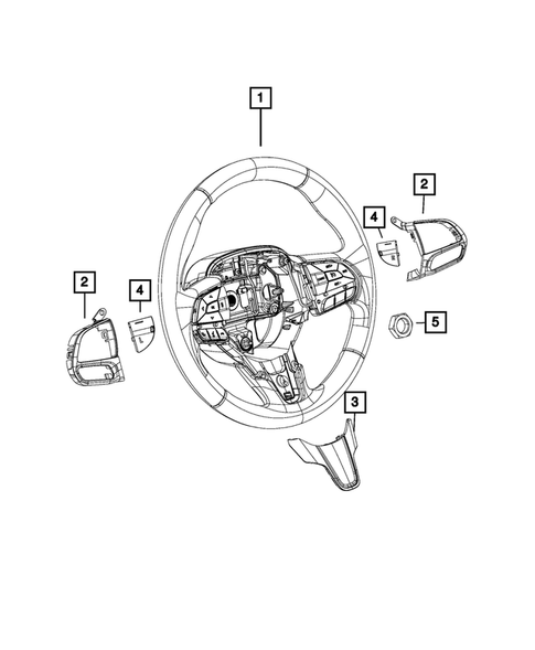 Steering Wheel for 2018 Chrysler Pacifica #0