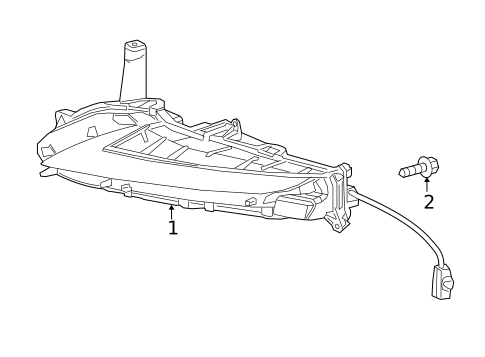 Daytime Running Lamp Components for 2017 Lexus RC F #0