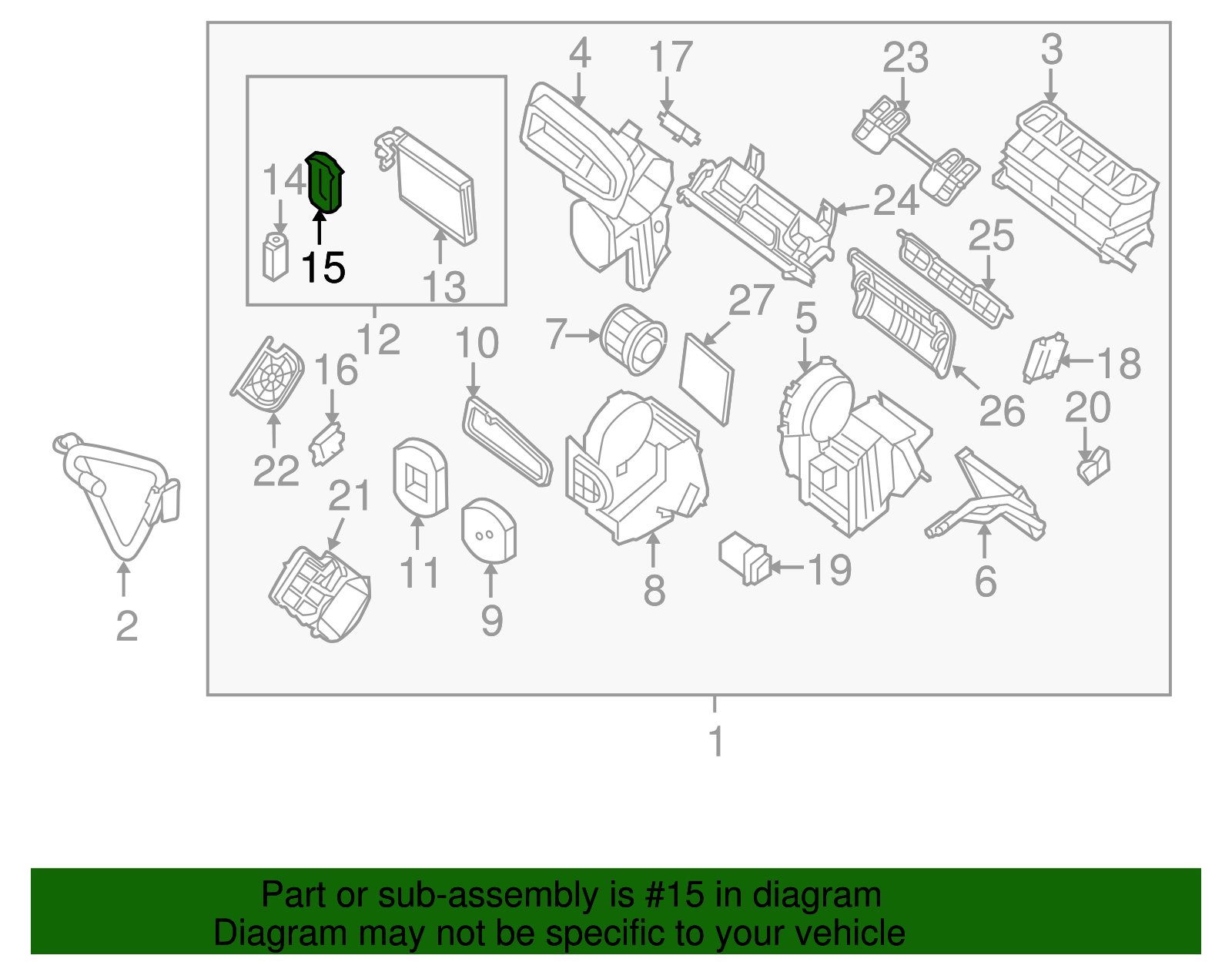 Expansion Valve Cover - Nissan (92565-EN000)
