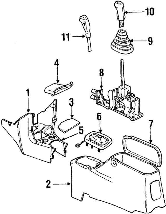 4787409AA - Body: Console Mat for Mopar Image