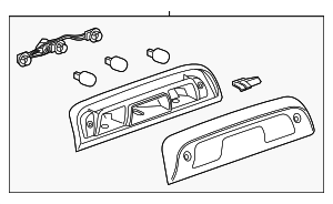 85870180 - : Lamp for Chevrolet: Silverado 1500, Silverado 1500 LTD, Silverado 3500 HD | GMC: Sierra 2500 HD, Sierra 3500 HD Image