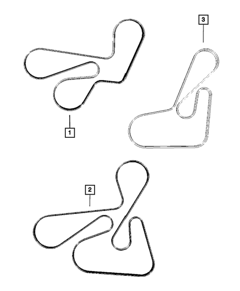 Drive Belts for 2007 Dodge Caliber #0