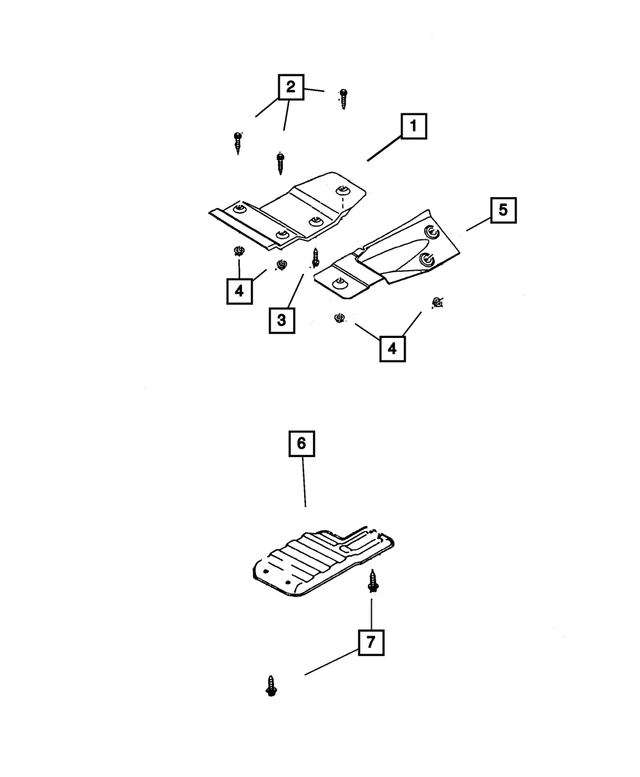 55364165AA - Exhaust: Heat Shield for Mopar Image image