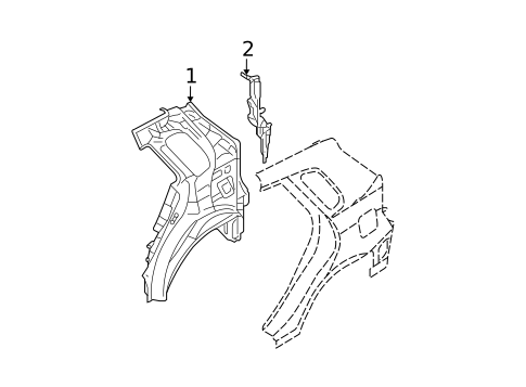 Inner Structure for 2005 Kia Spectra5 #0